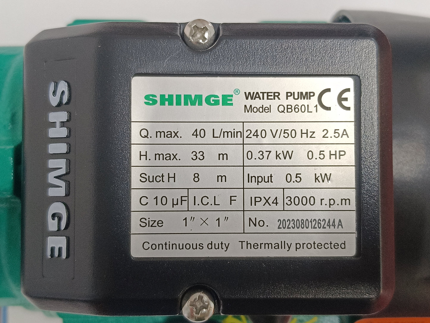 Shimge Pump - Domestic pump - QB60