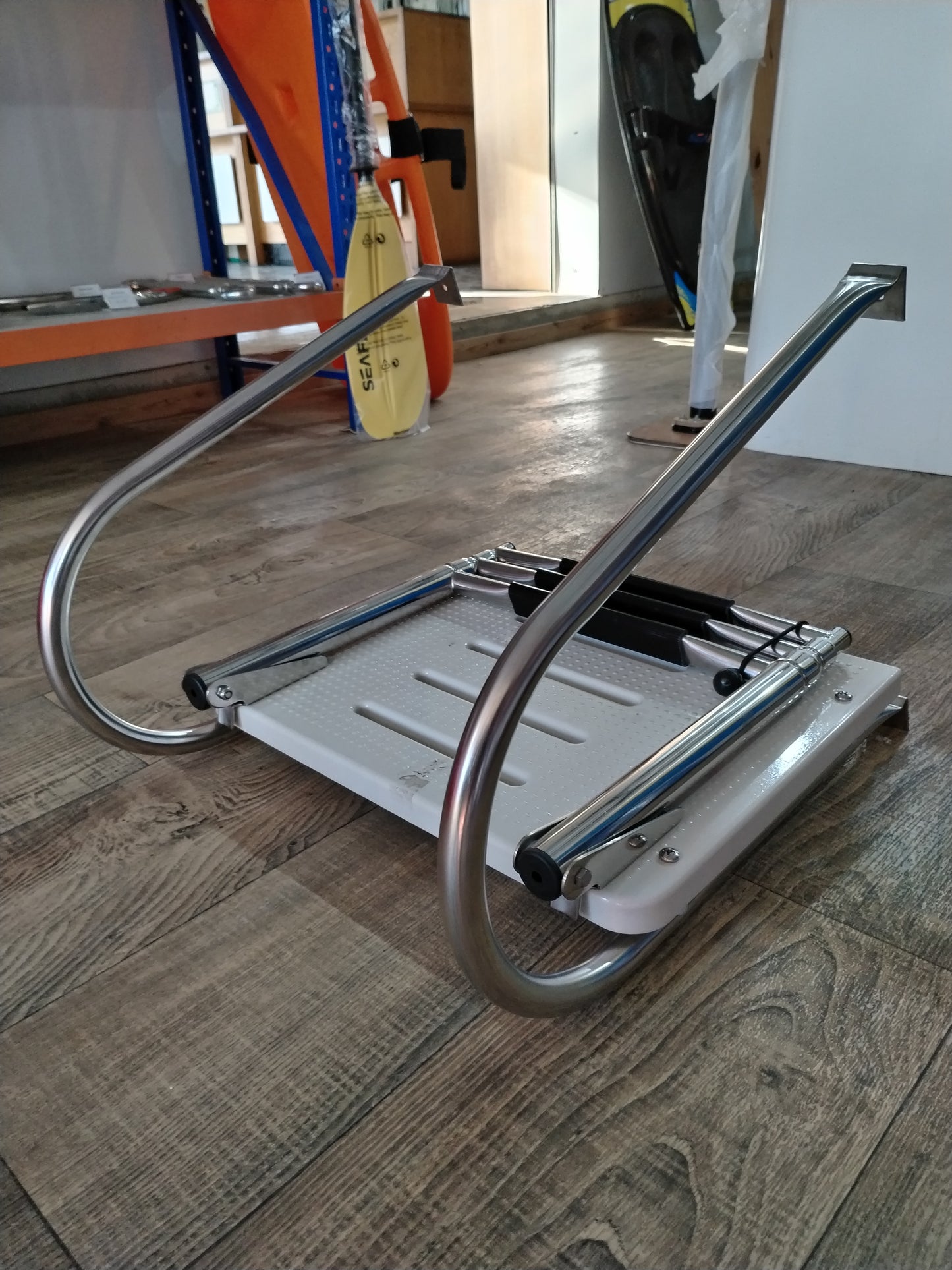 Telescoping Drop Ladder 3 Step