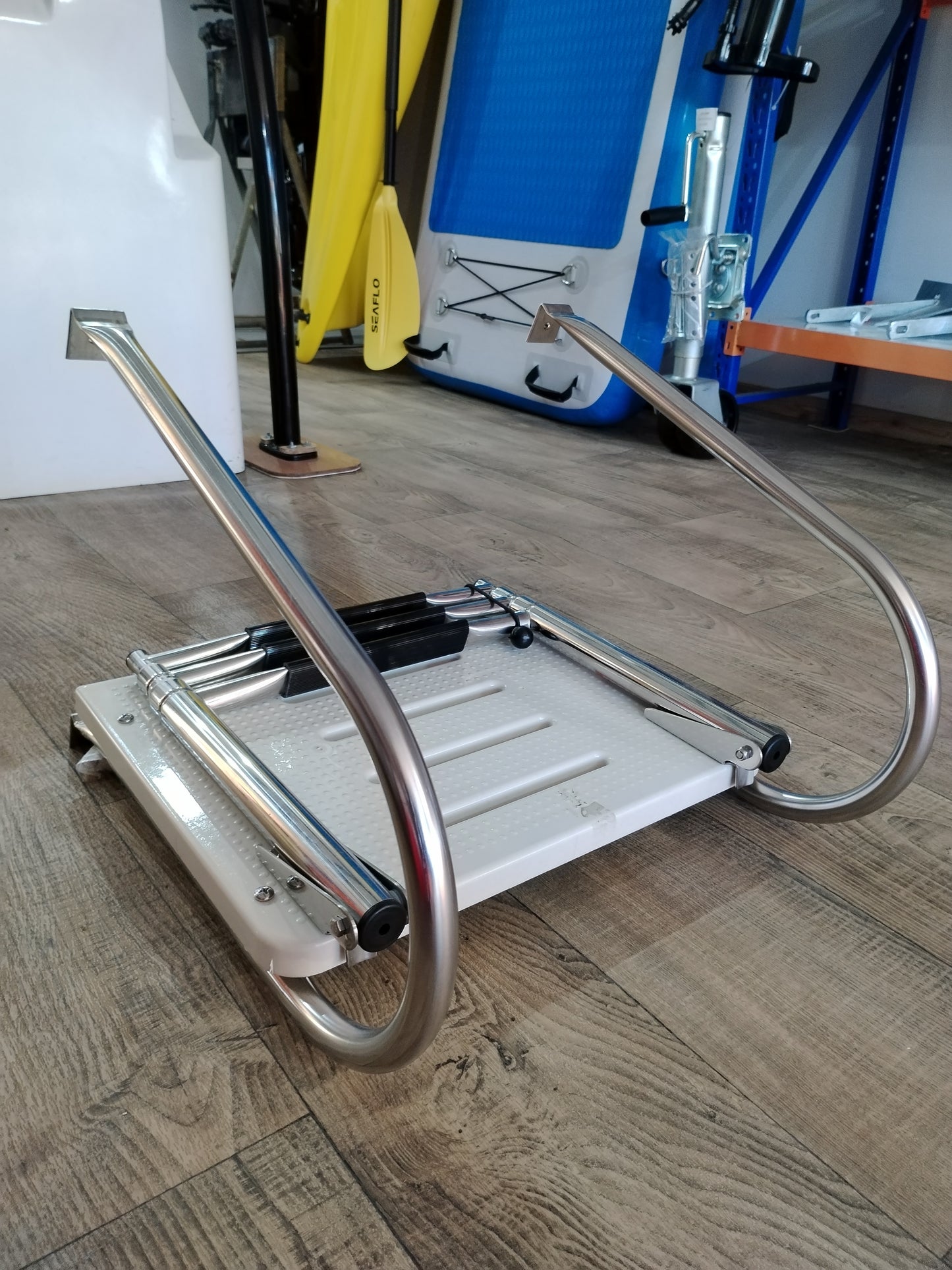 Telescoping Drop Ladder 3 Step