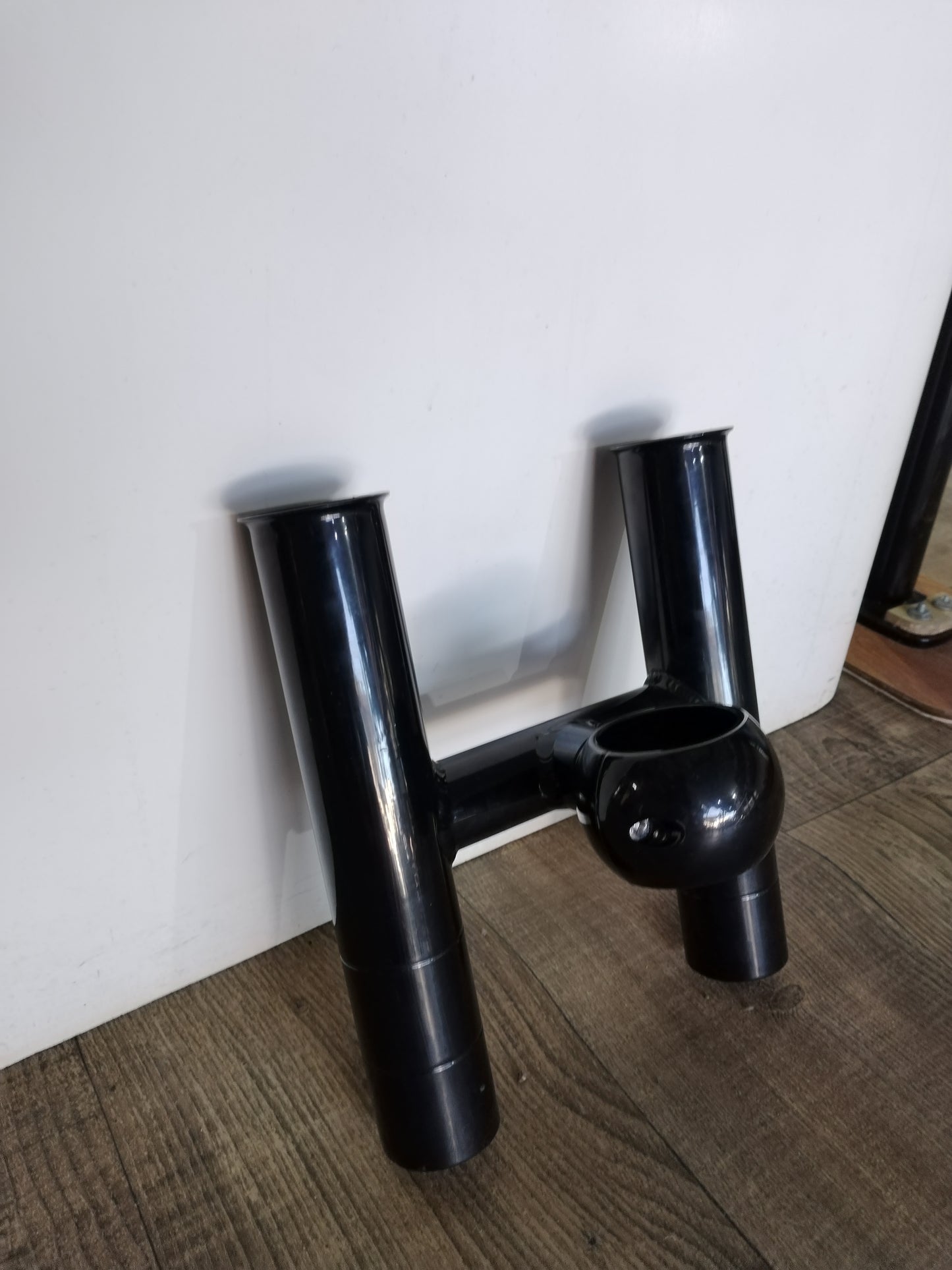 Double Rod Holder Black