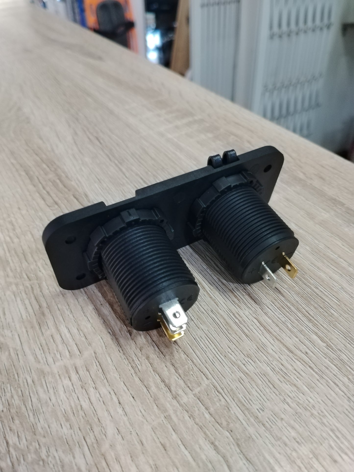 Flush Mount Panel Sockets Double USB