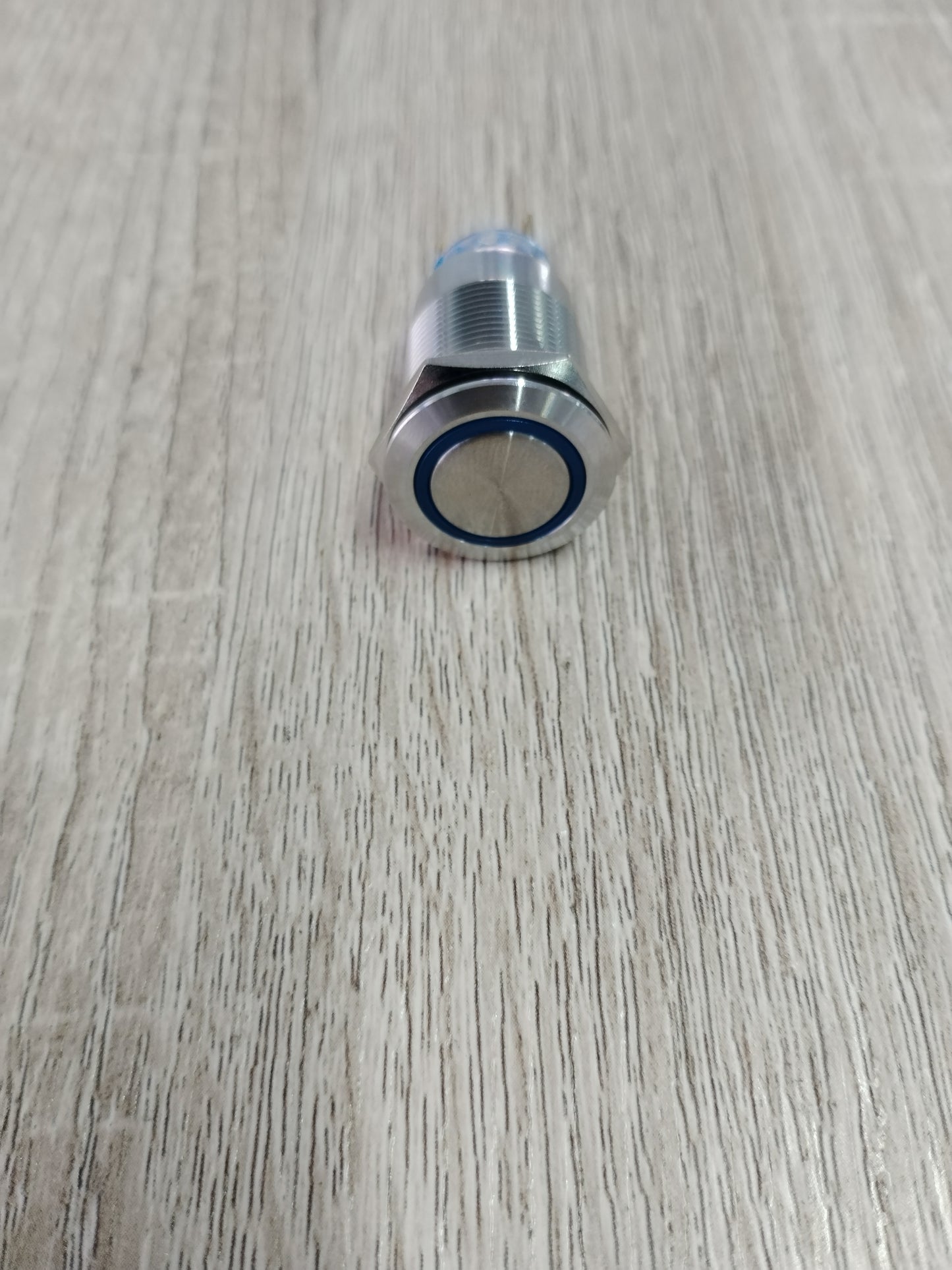 Blue Marine Grade Push Button Switch 12V