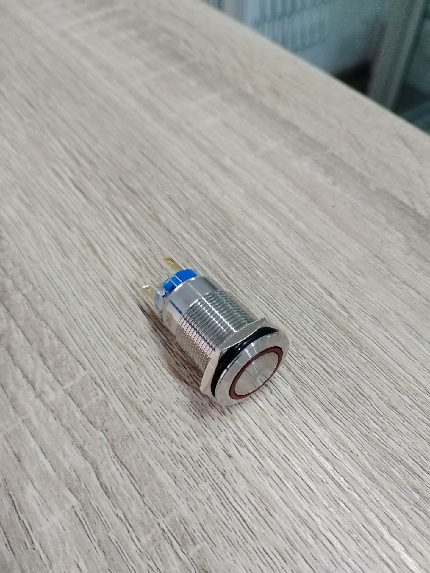 Red Marine Grade Push Button Switch 12V