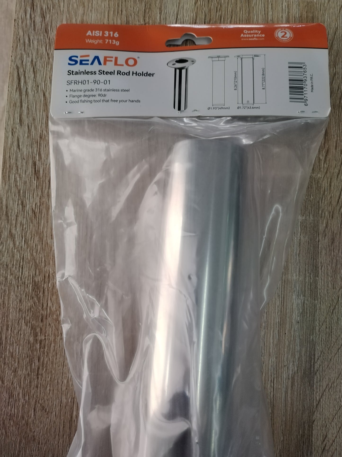 Seaflo Heavy Duty Casted Head Rod Holder