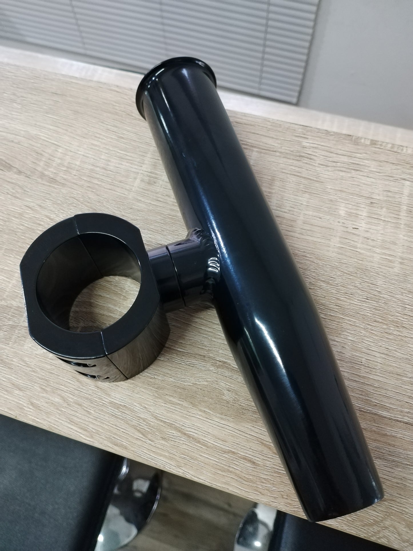 Single Rod Holder Black