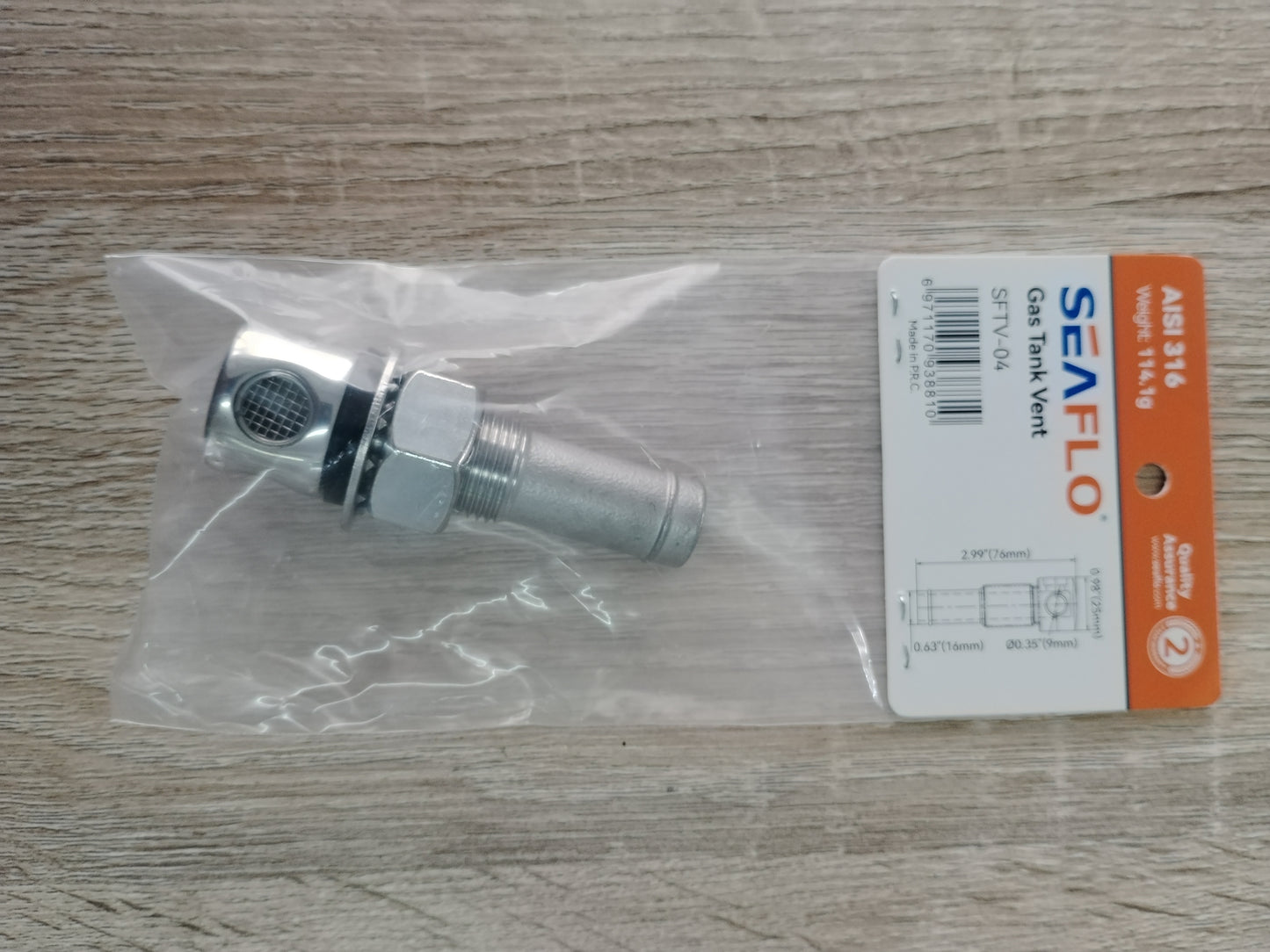 Seaflo Gas Tank Vent