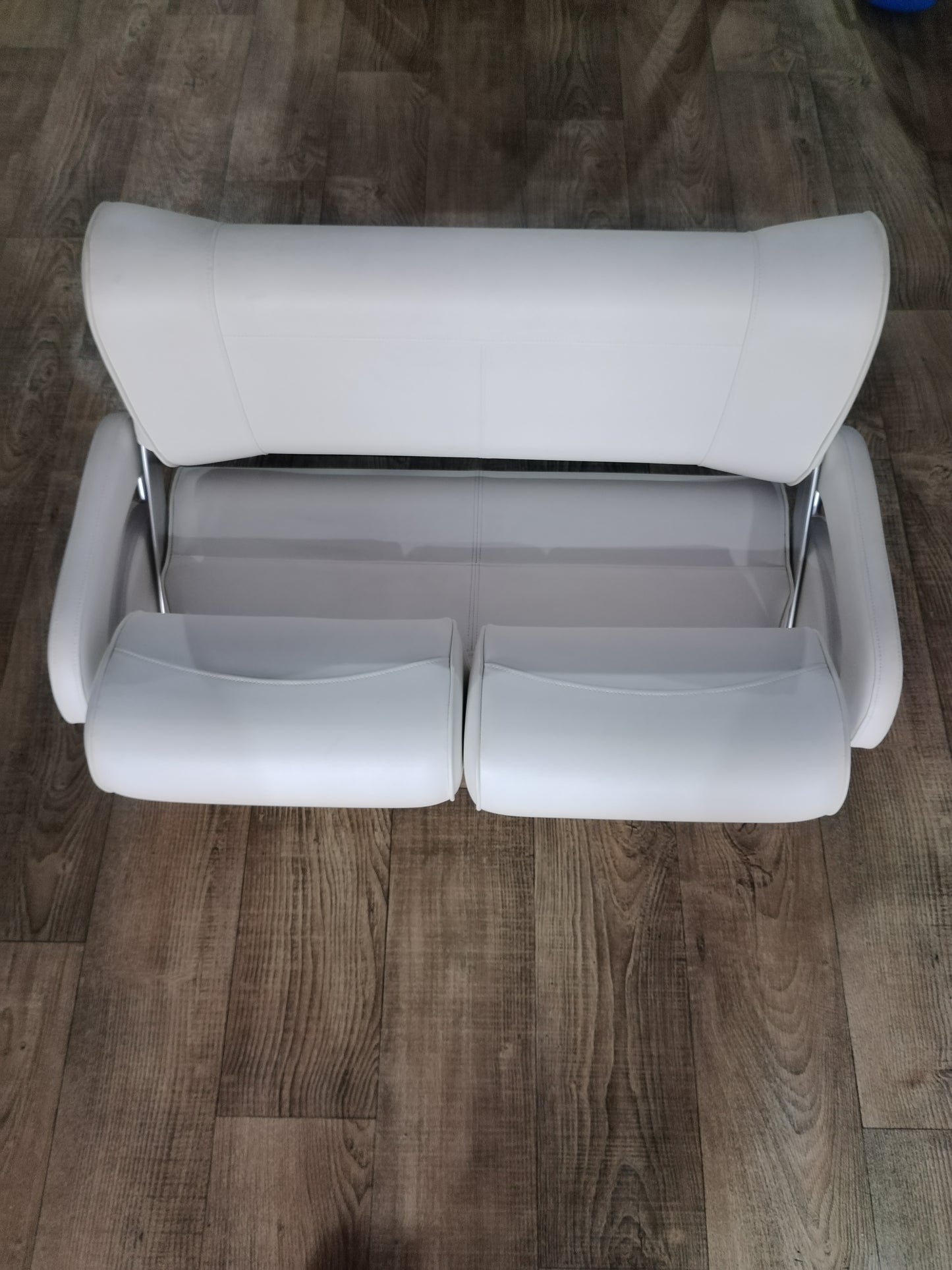 Double Flip Back Seat white with bolster
