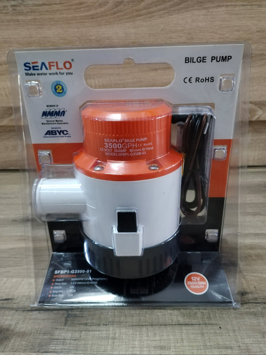 Seaflo Non-Auto Bilge Pump 12V (3500GPH)