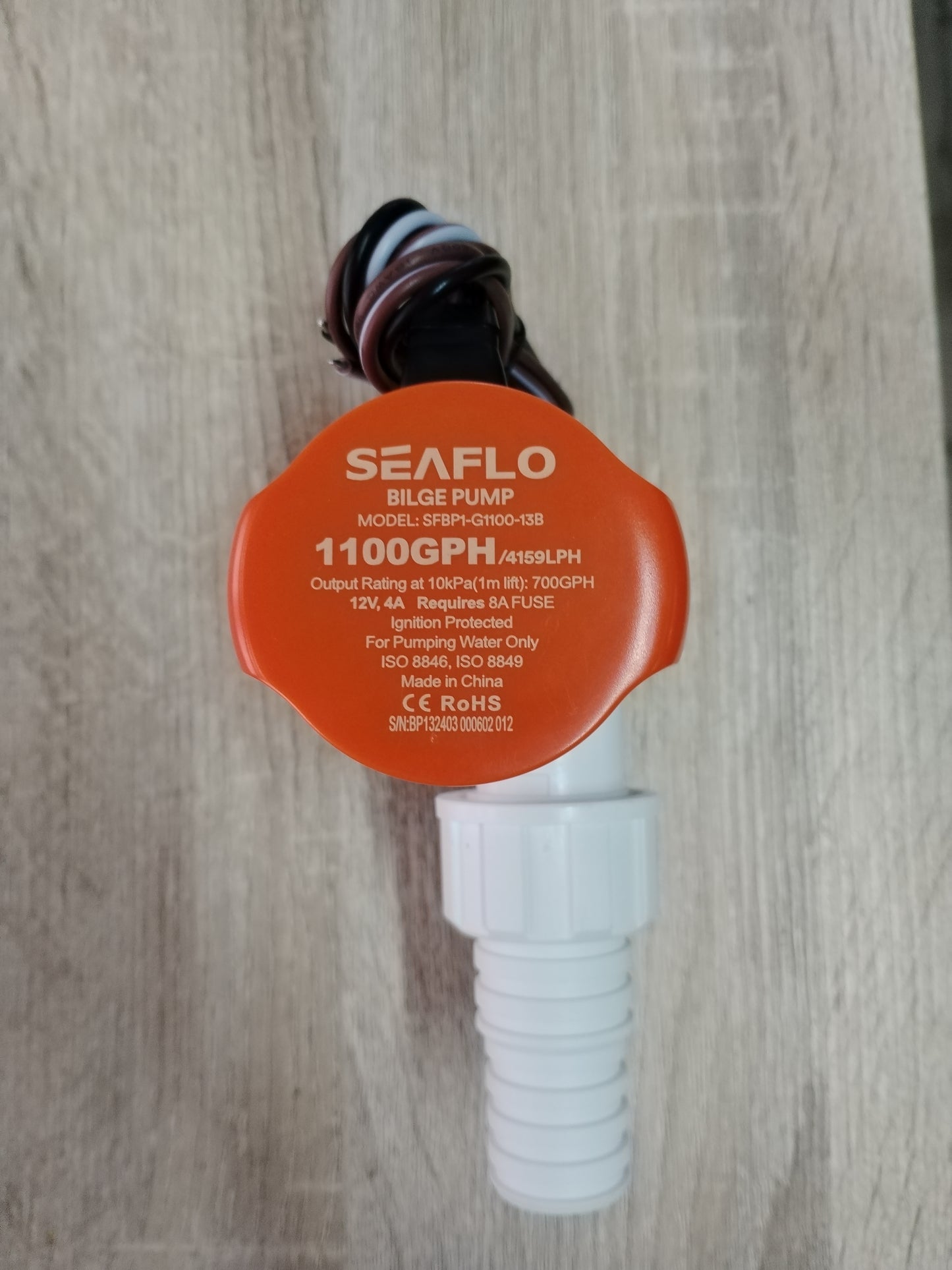 Seaflo Auto Bilge Pump (1100GPH)