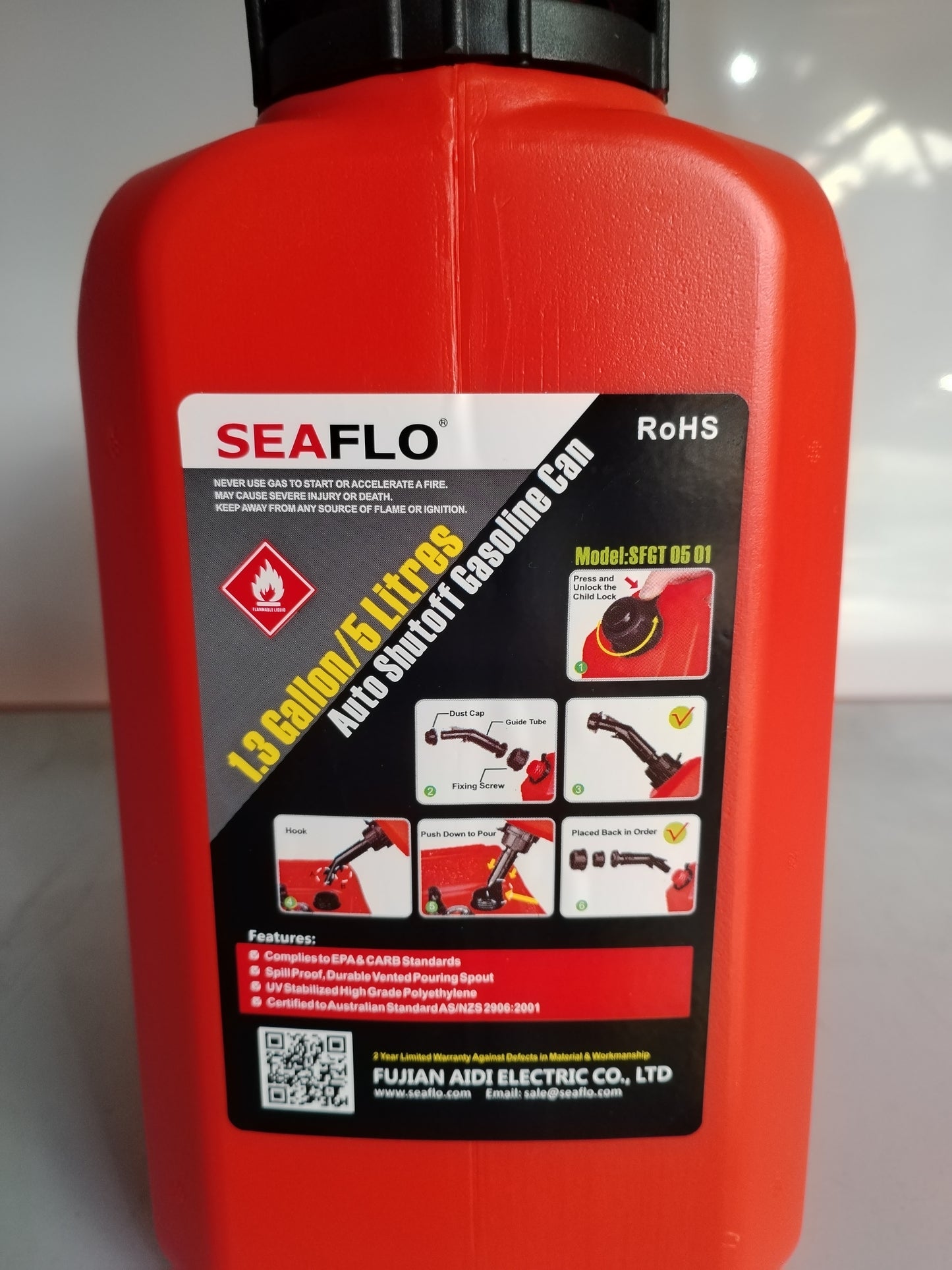Seaflo Gas Can