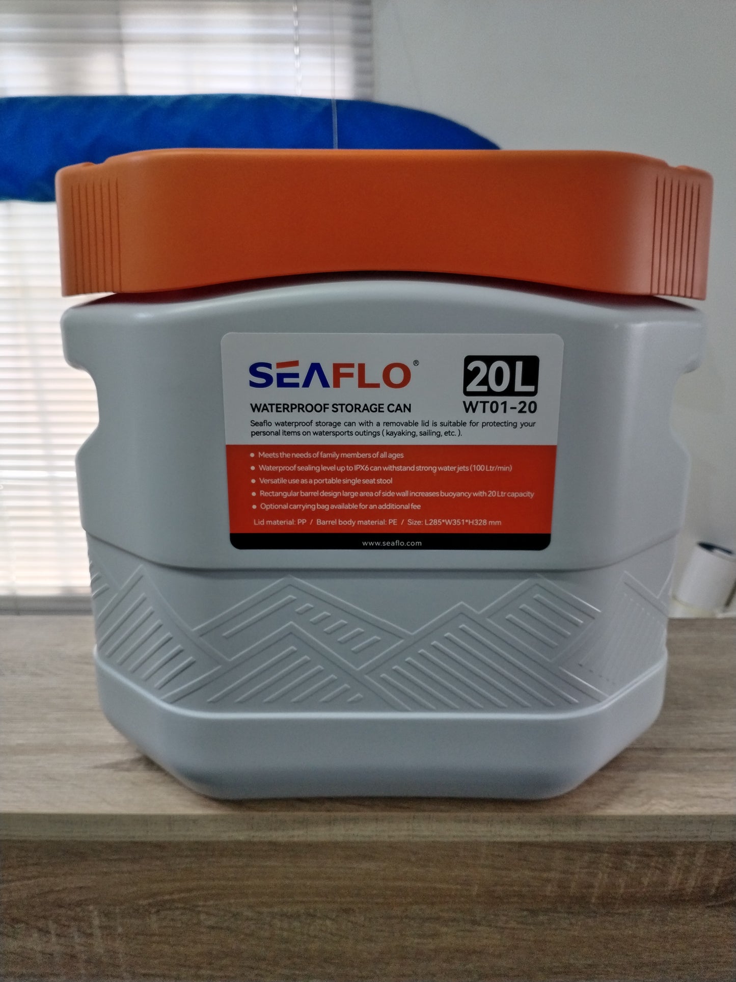 Seaflo Waterproof Storage Can 20 Litre