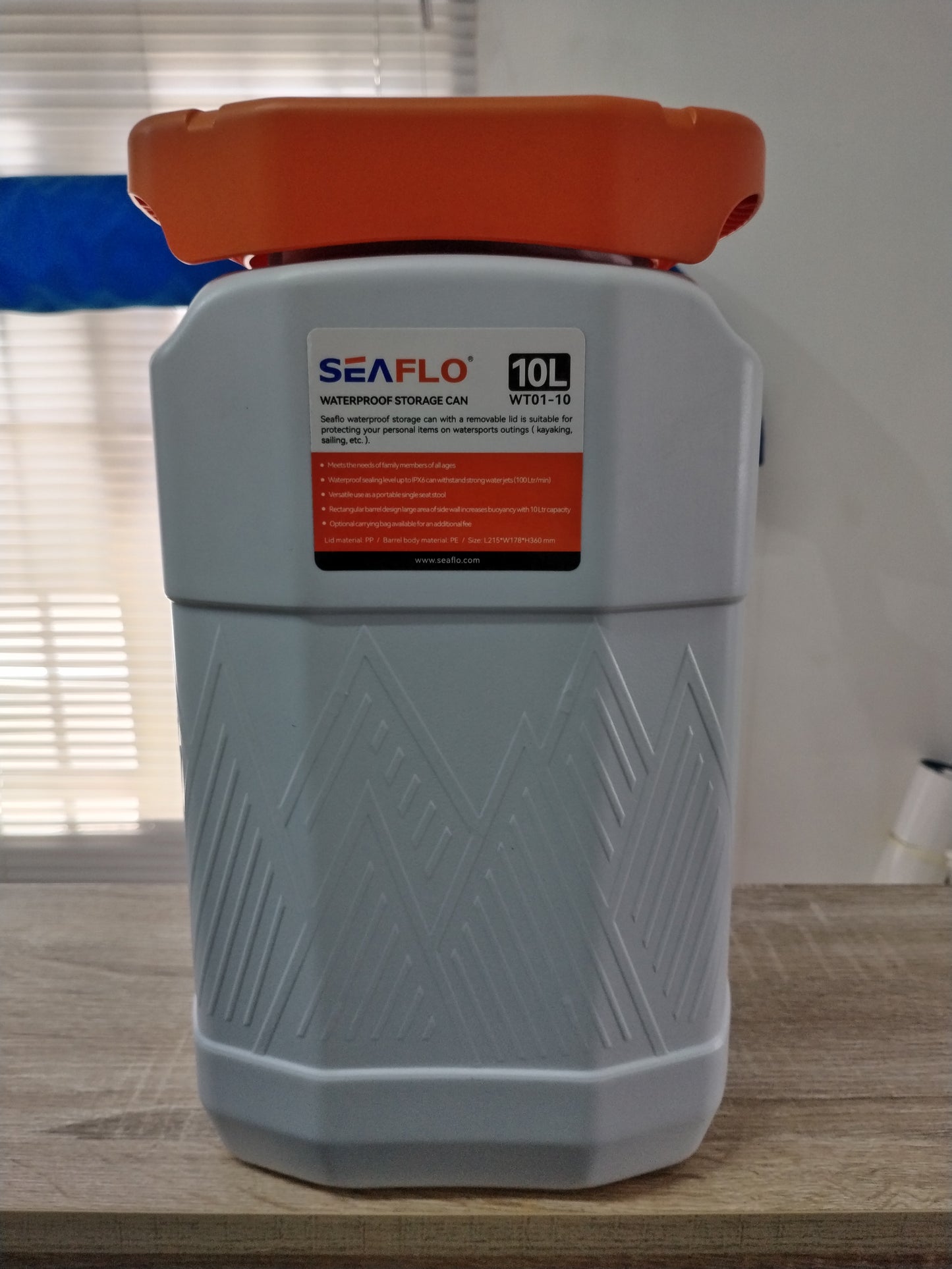 Seaflo Waterproof Storage Can 10 Litre