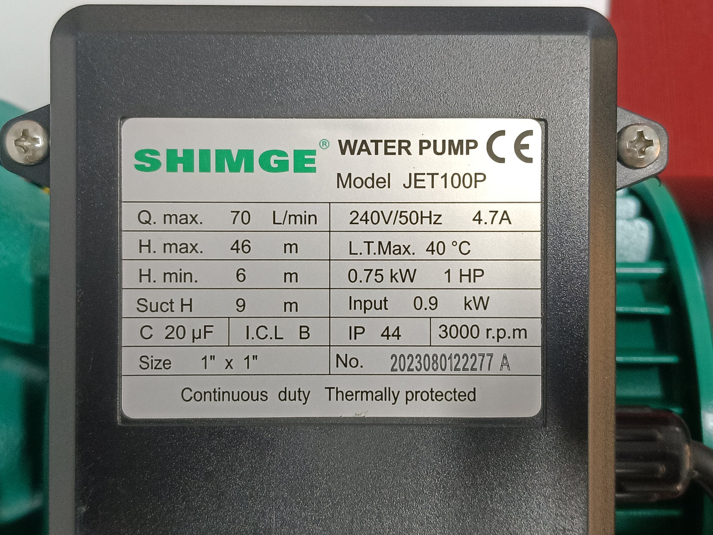 Domestic pump JET 100P