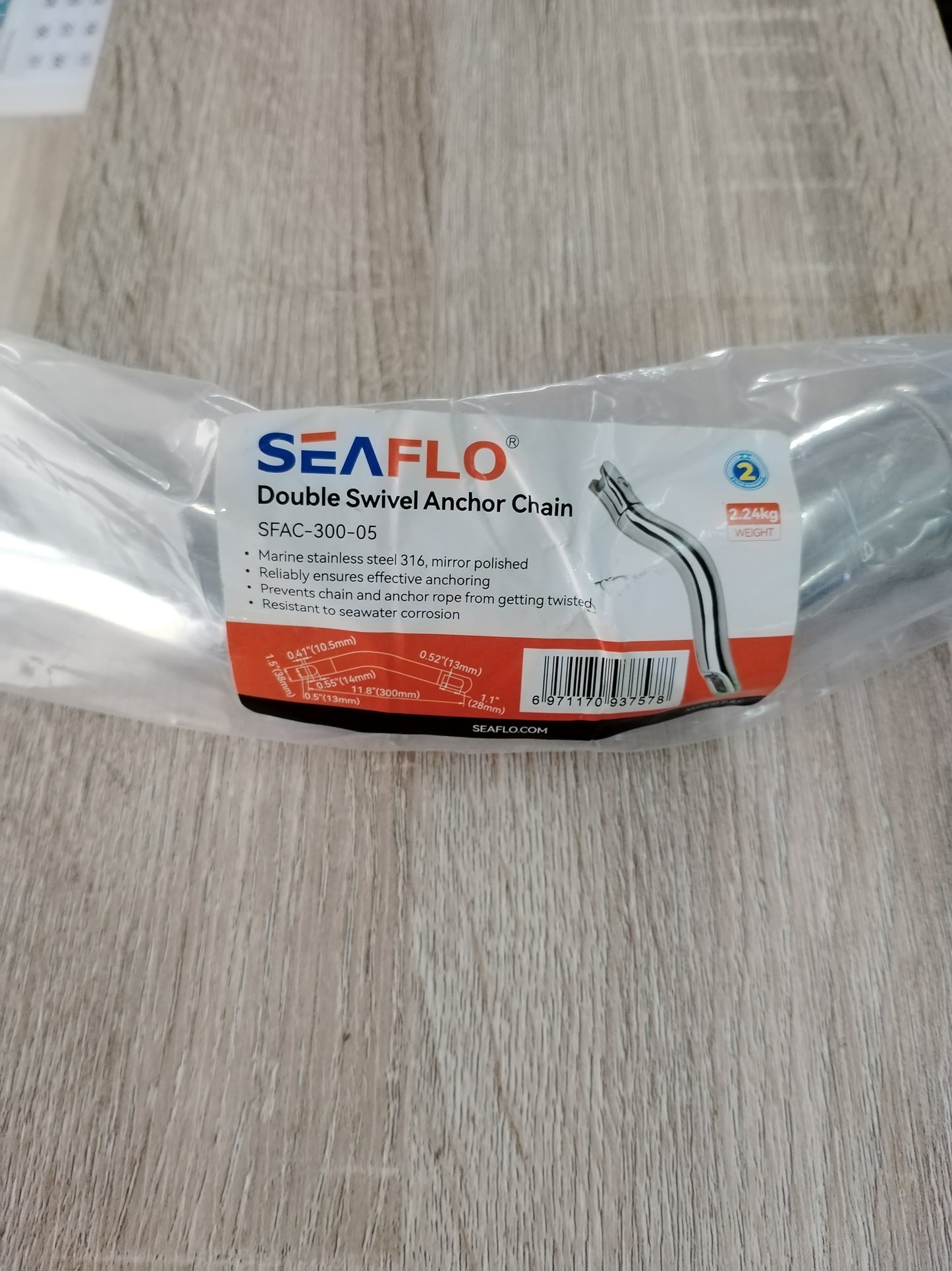 Seaflo Double Swivel Anchor Chain
