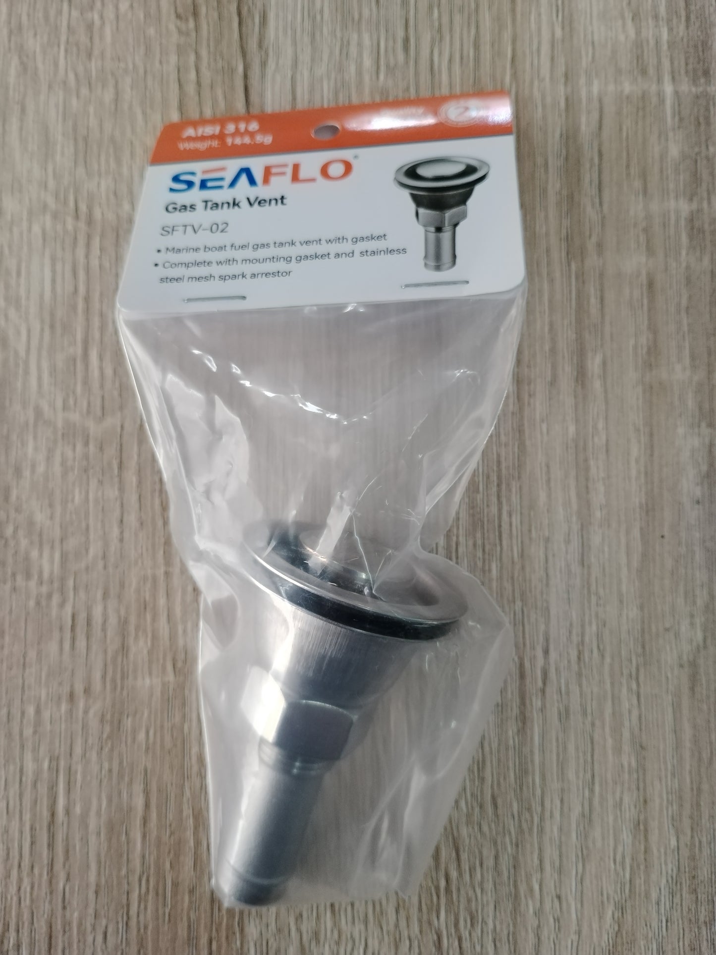 Seaflo Gas Tank Vent Straight