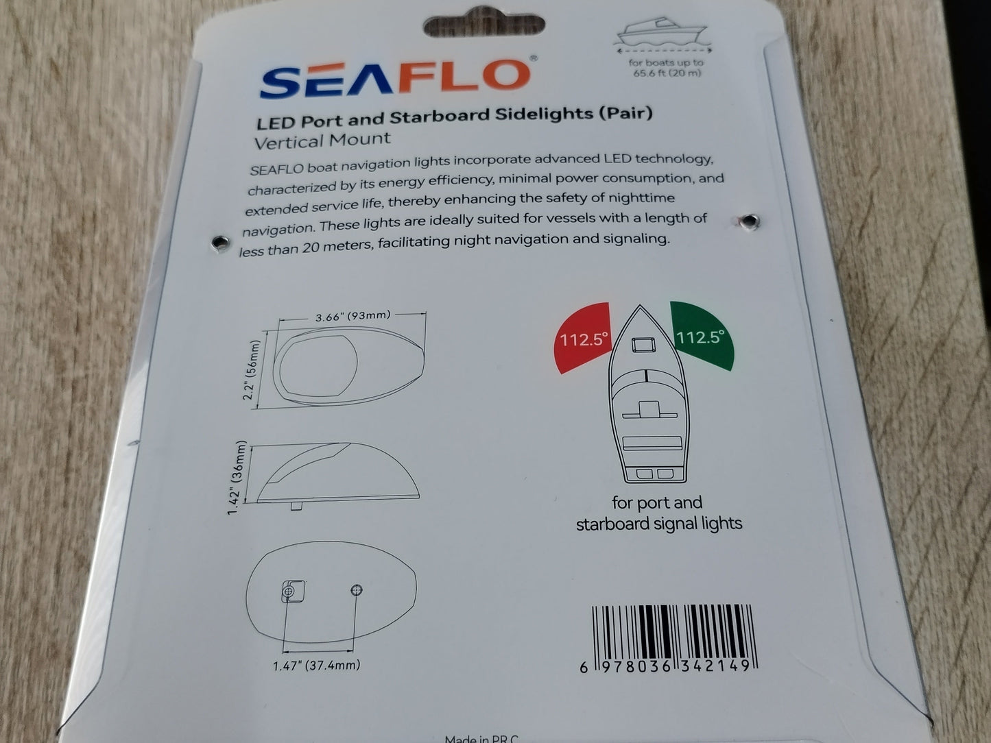 Seaflo Vertical Mount Lights