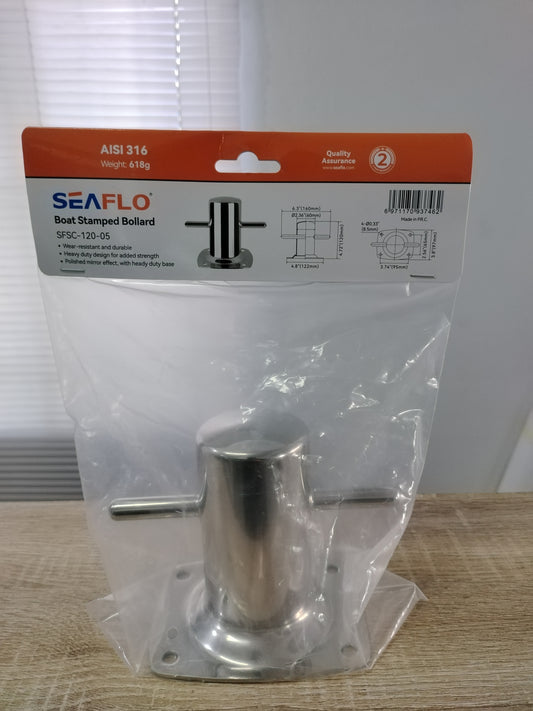 Seaflo Bollard Stamped 120mm