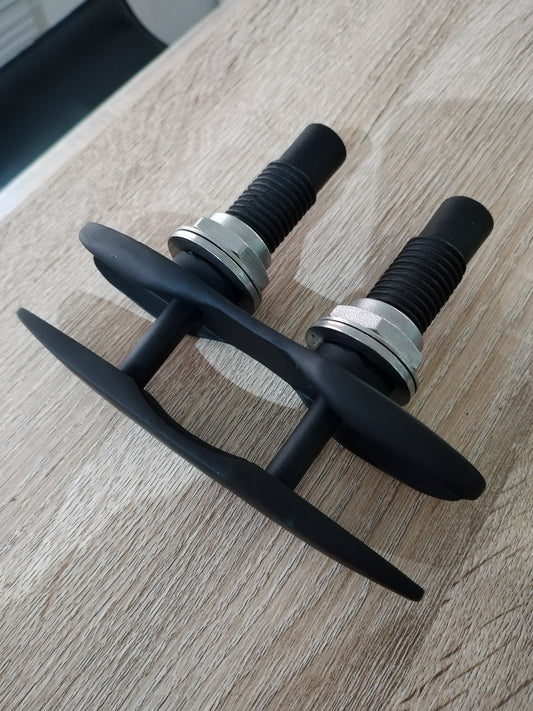 Pop up cleat black PVD 150mm