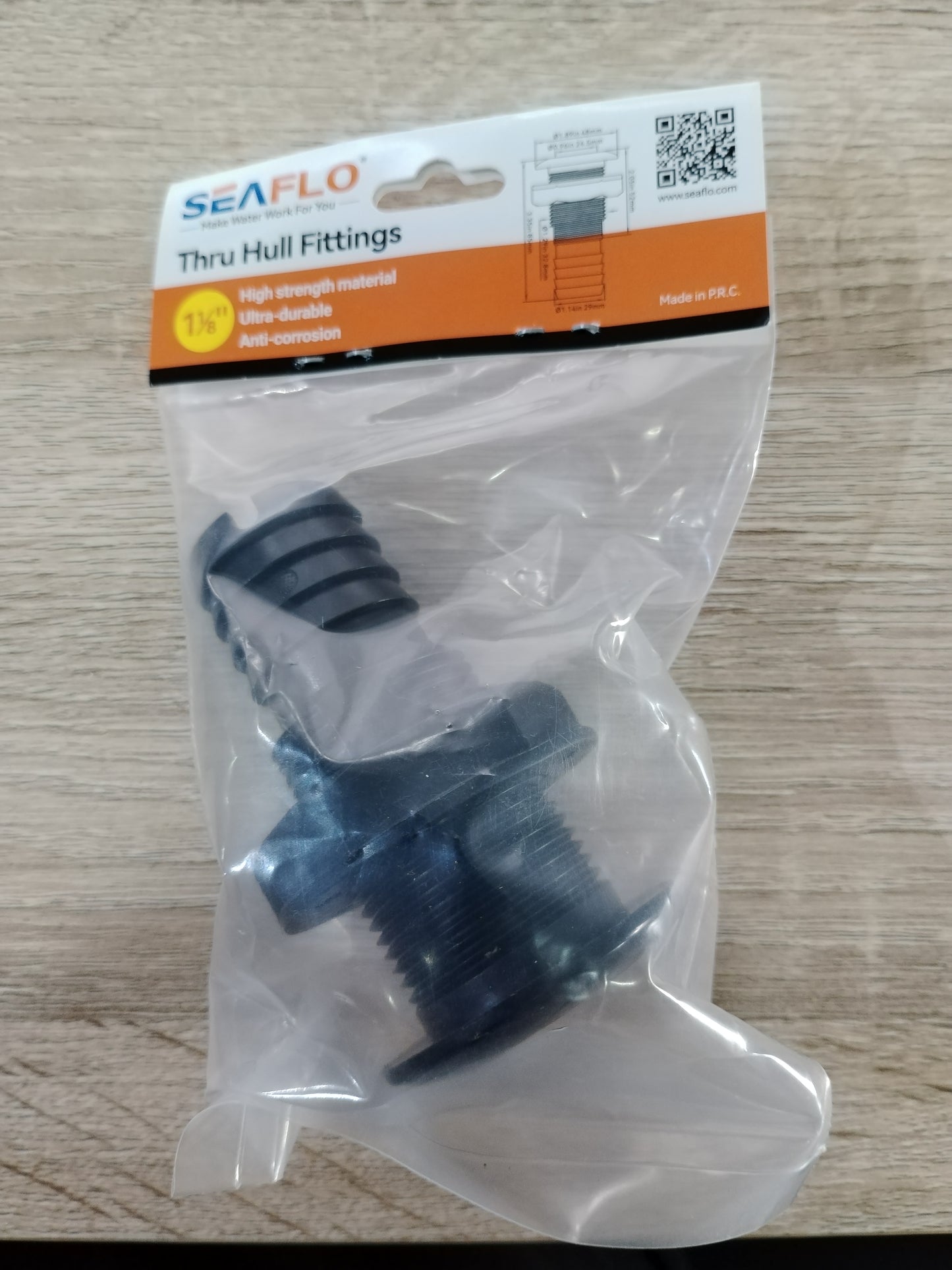 Seaflo Thru Hull 1" 1/8