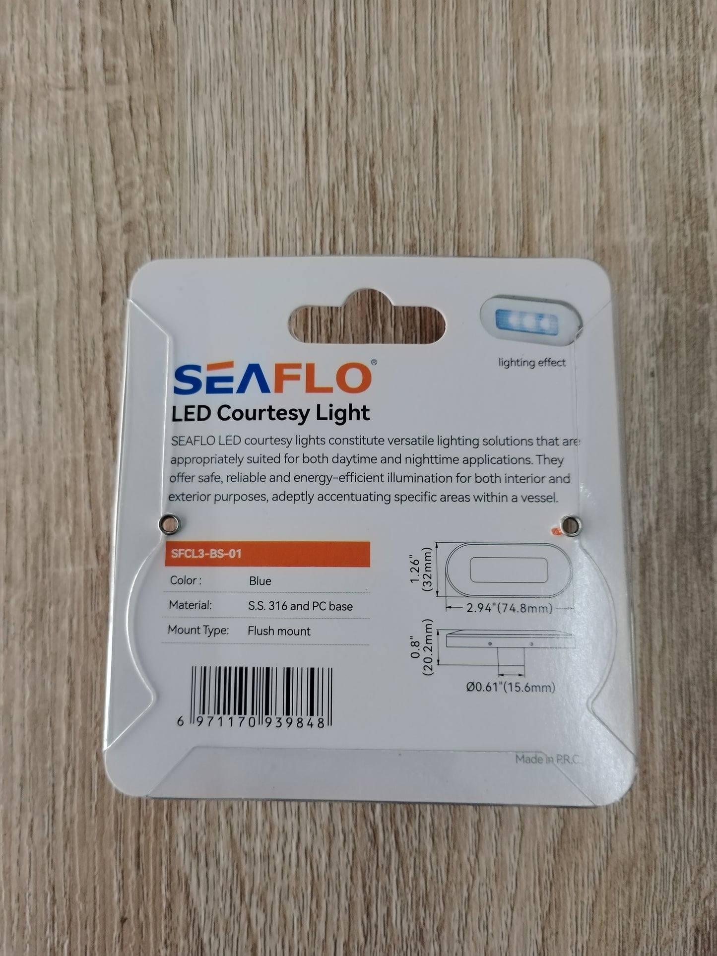 Seaflo Led Courtesy Blue