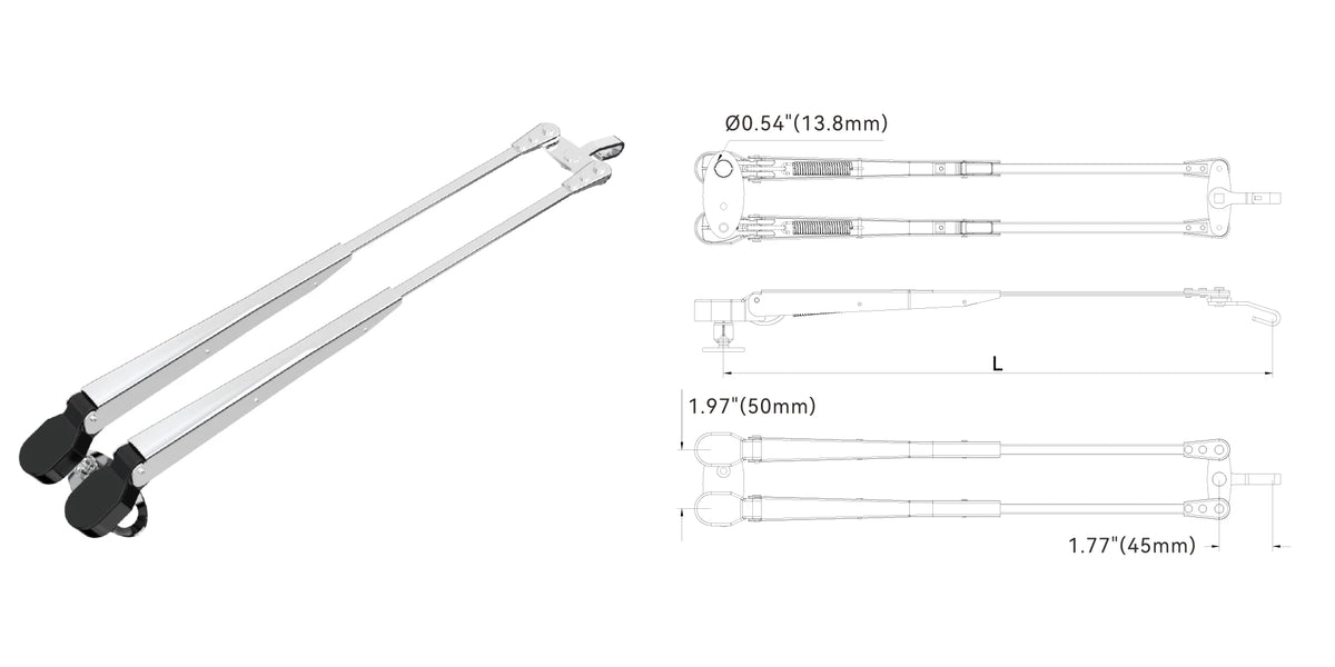 Seaflo Wiper Arms