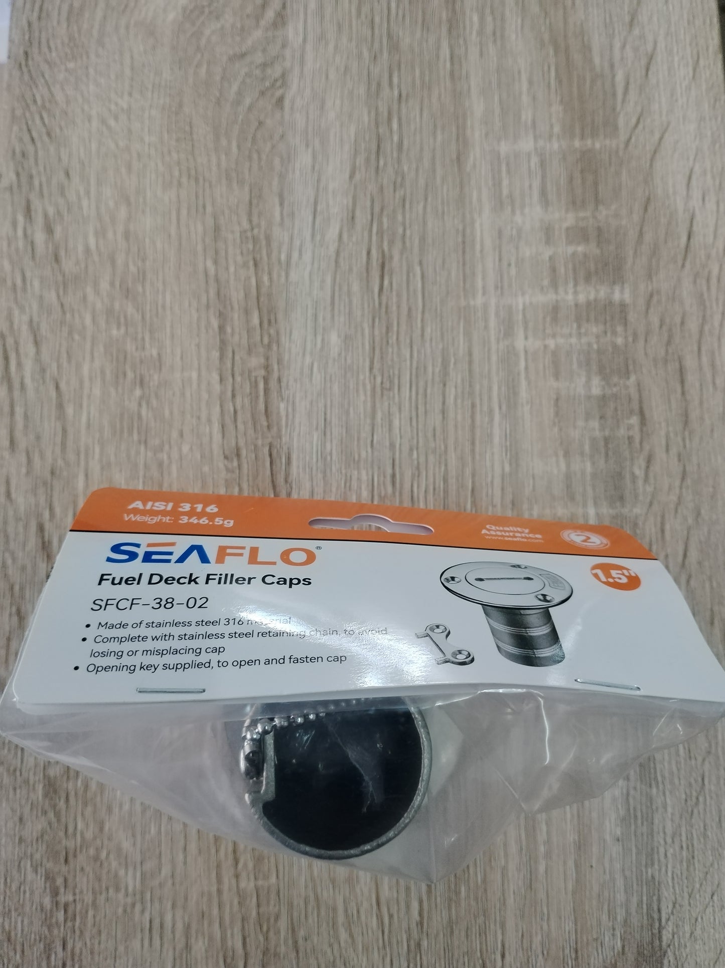 Seaflo Fuel Deck Filler Caps with Key
